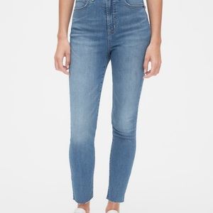 Sky high rise true skinny jean